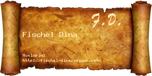 Fischel Dina névjegykártya